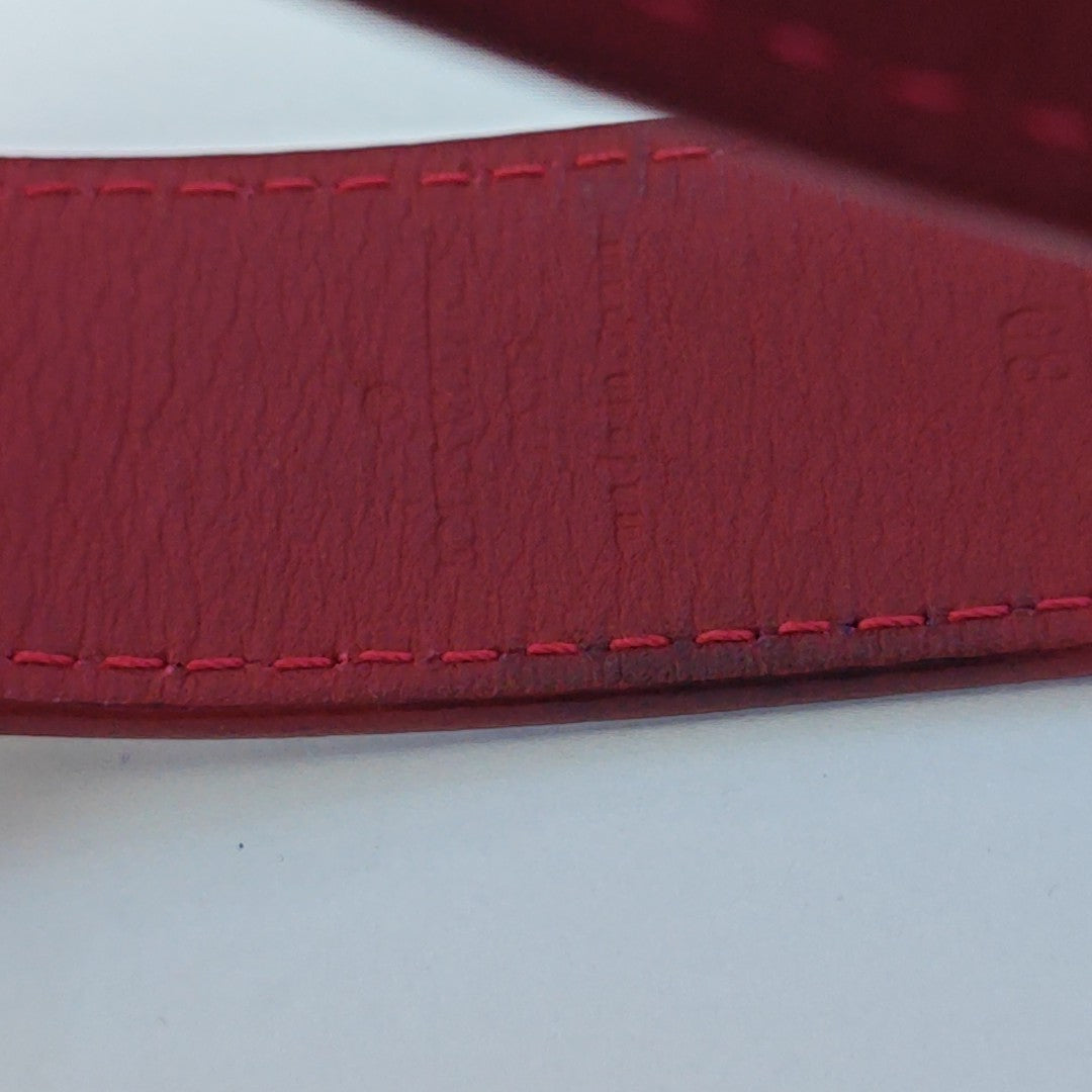 Coated Canvas Belt White