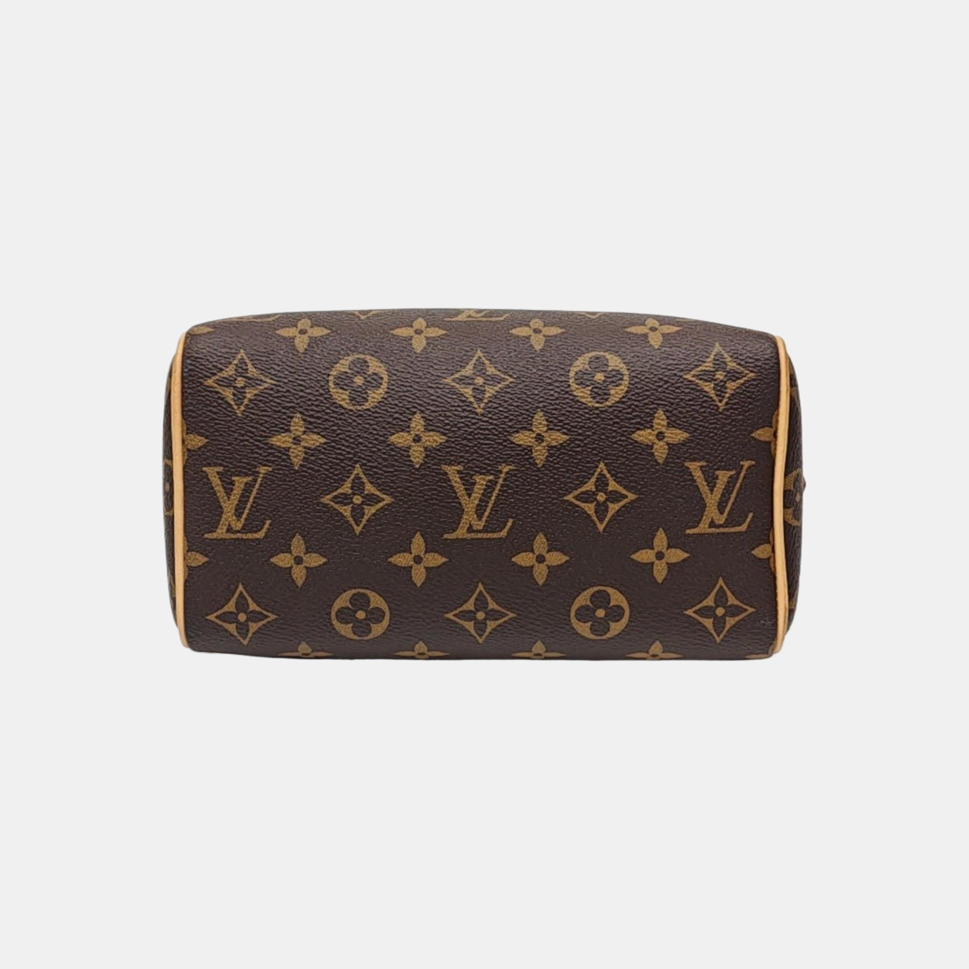 SPEEDY 20 Monogram Coated Canvas Brown