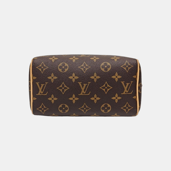SPEEDY 20 Monogram Coated Canvas Brown