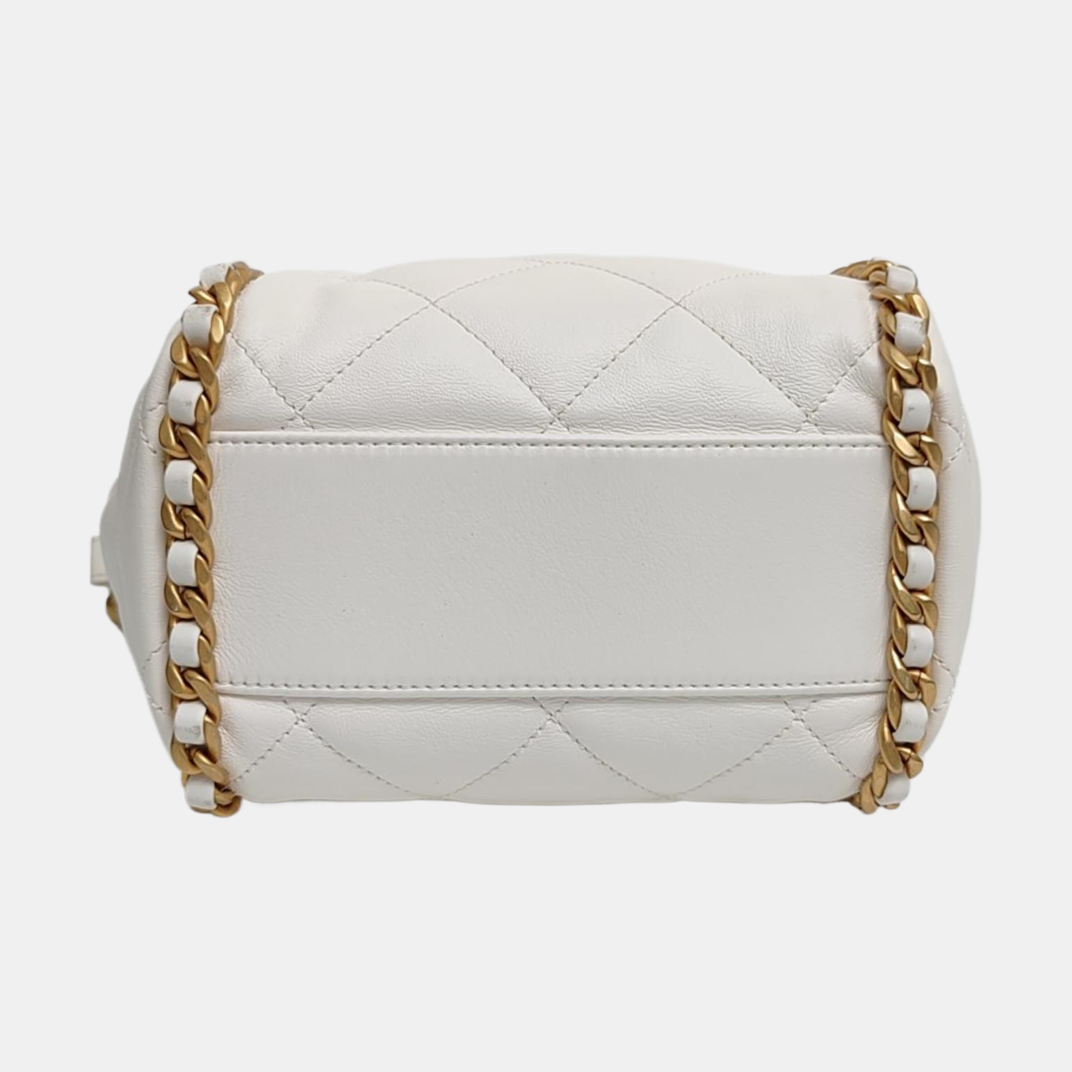 Quilted Calfskin White