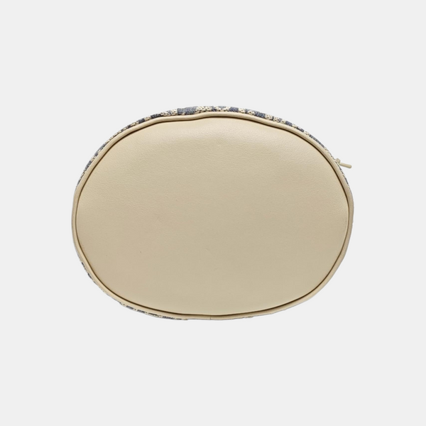 30 Montaigne Mini Oblique Canvas Blue