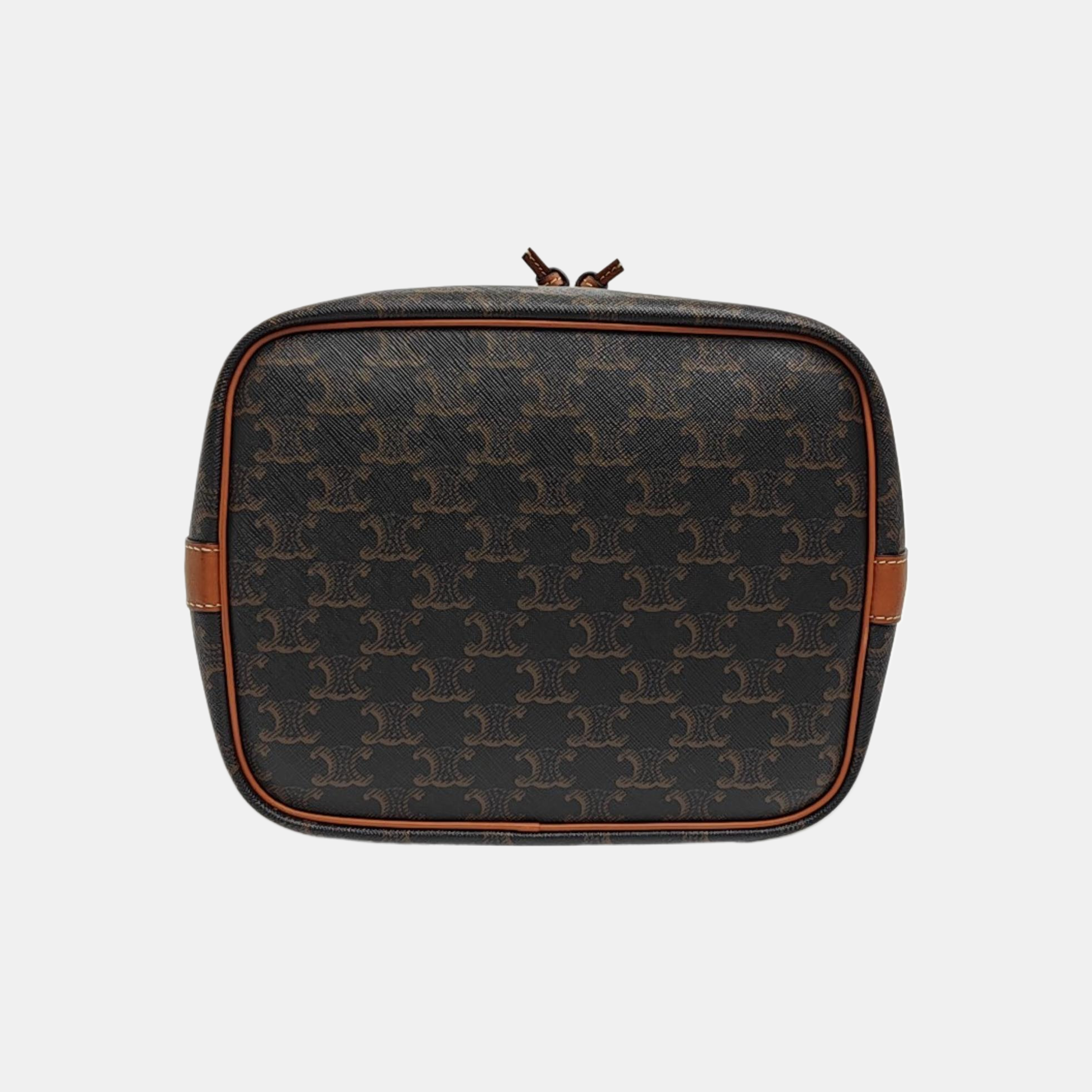 TRIOMPHE CANVAS Medium Coated Canvas Brown