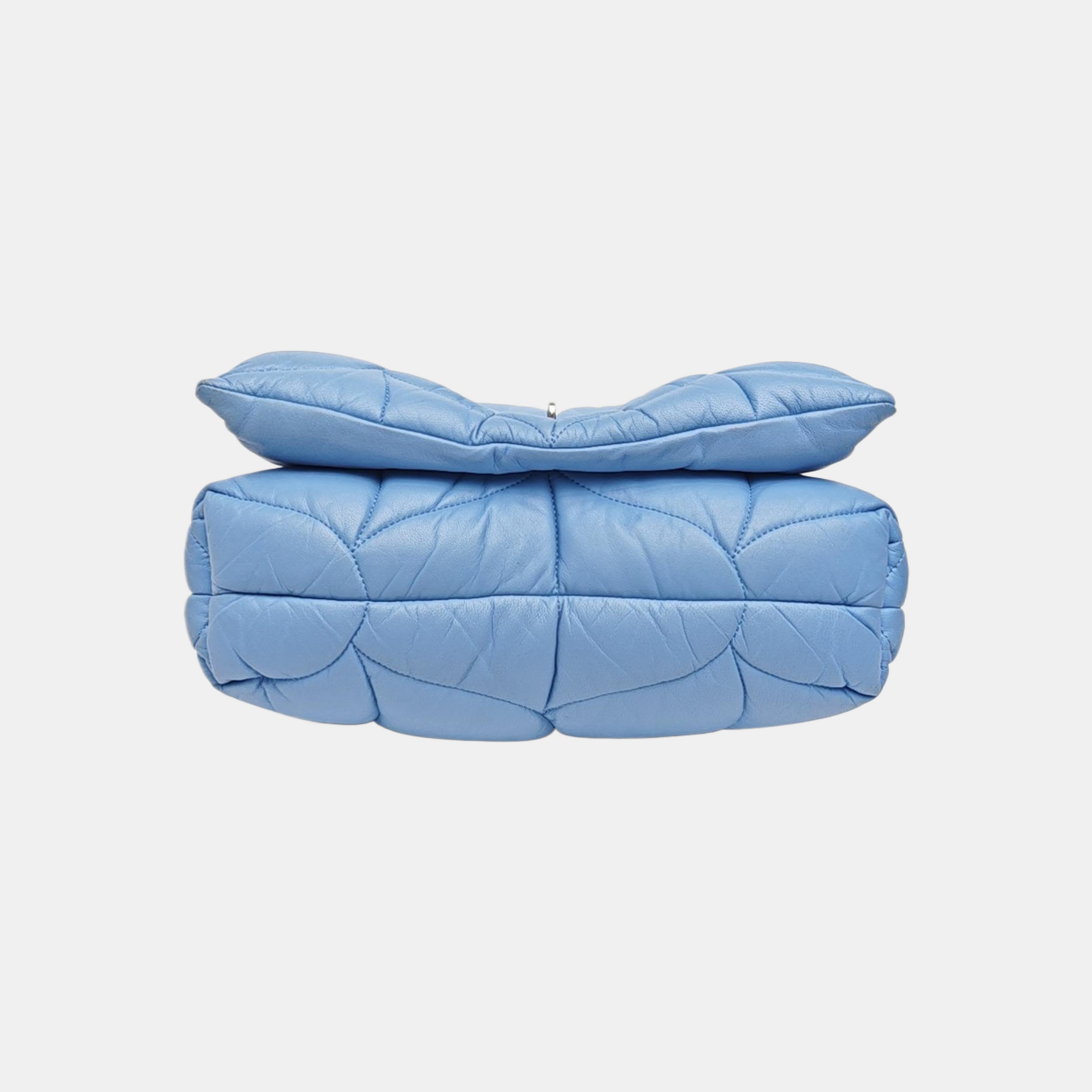 Quilted Lambskin Shoulder Bag Blue