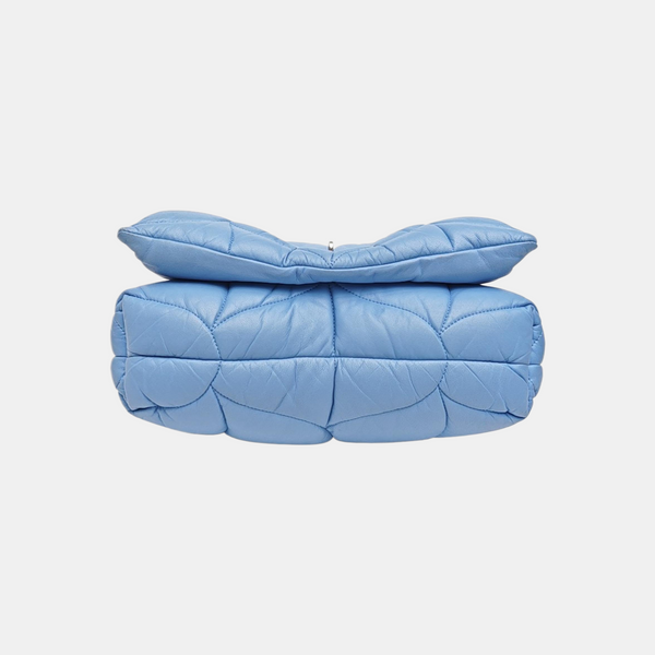 Quilted Lambskin Shoulder Bag Blue