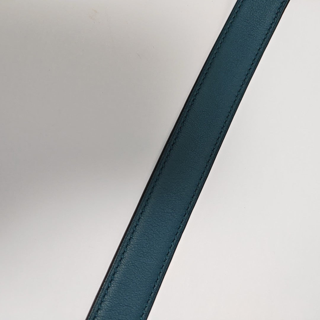 Leather Belt Blue