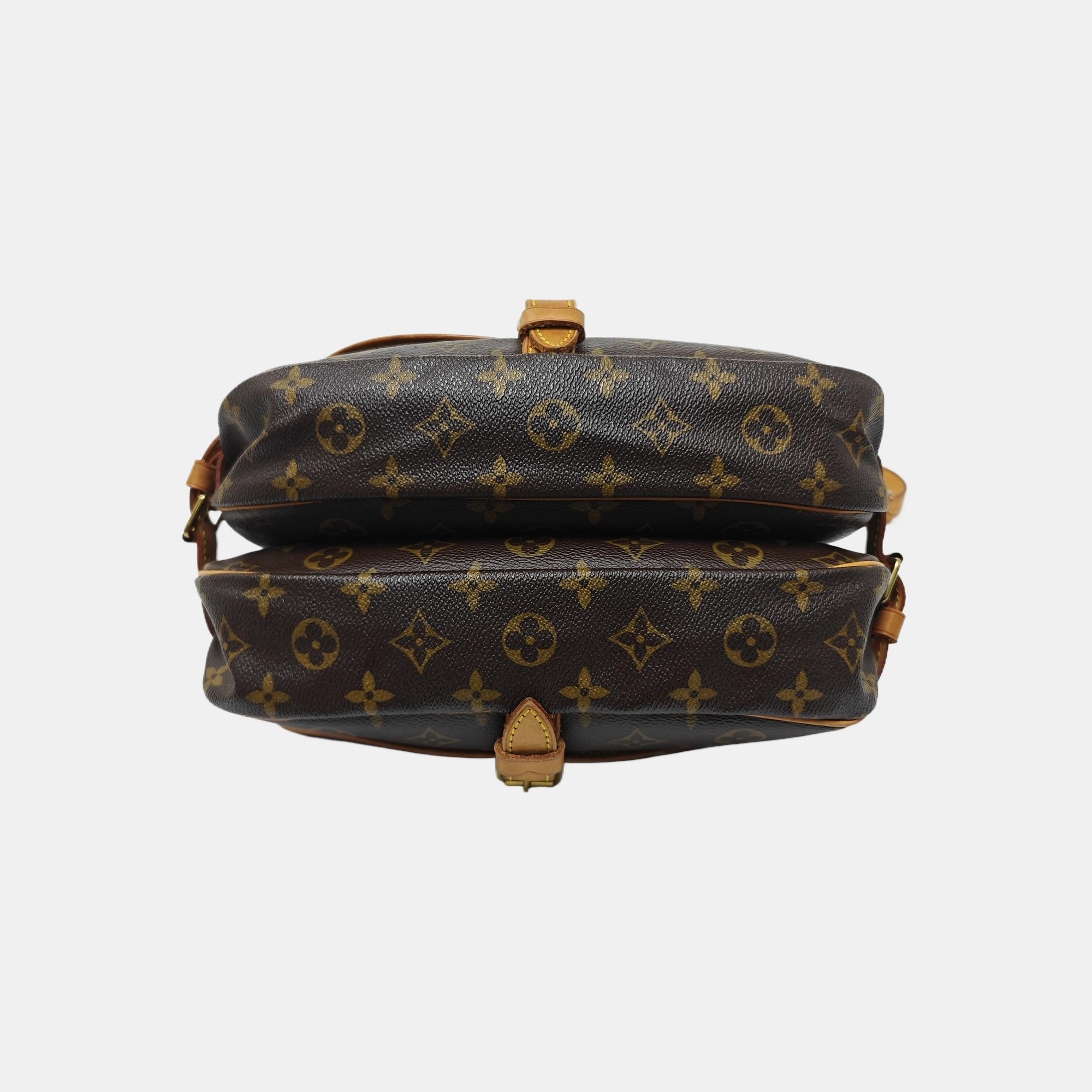 SAUMUR Monogram Coated Canvas Brown