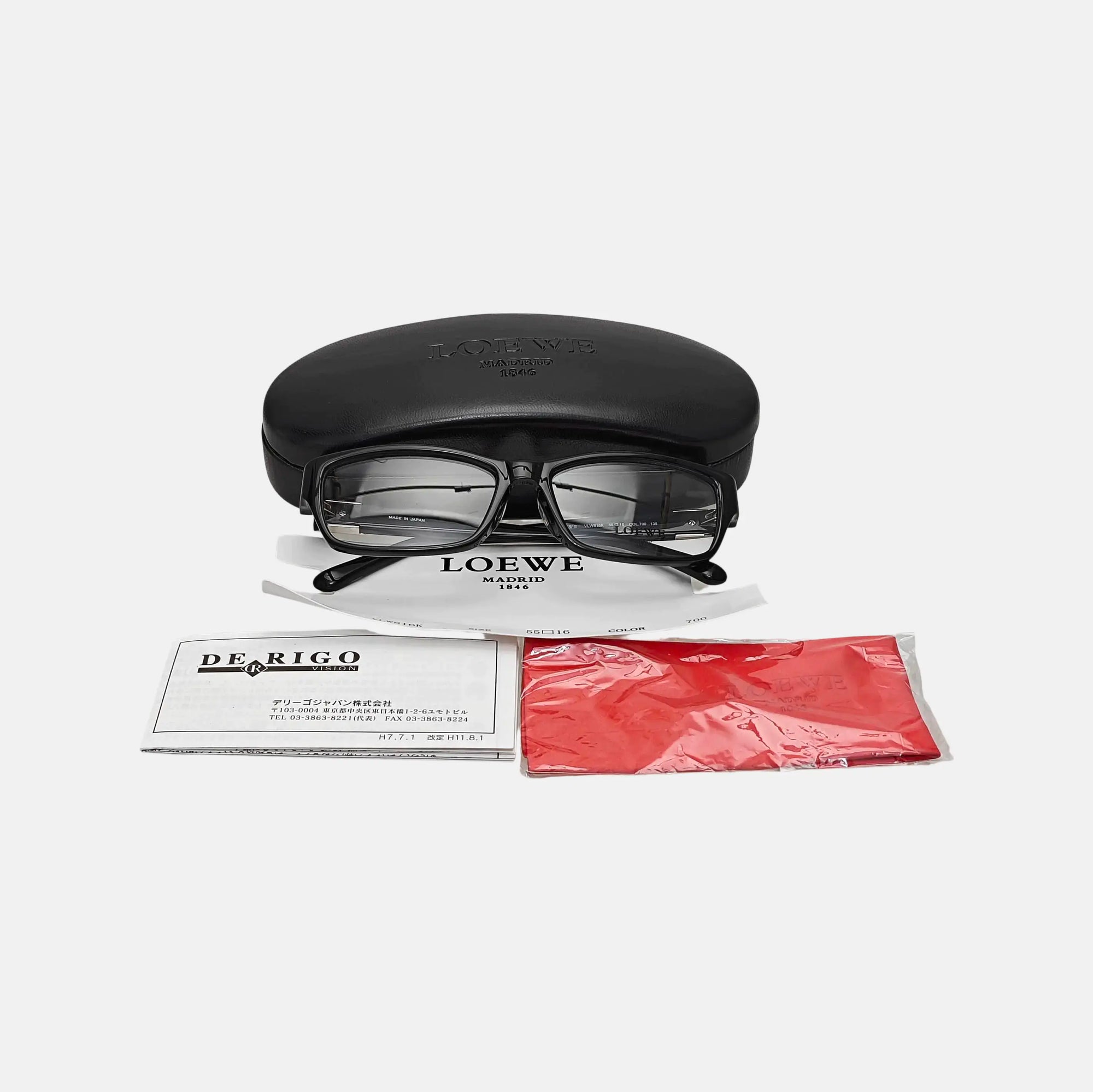 Synthetic Eyeglasses Black