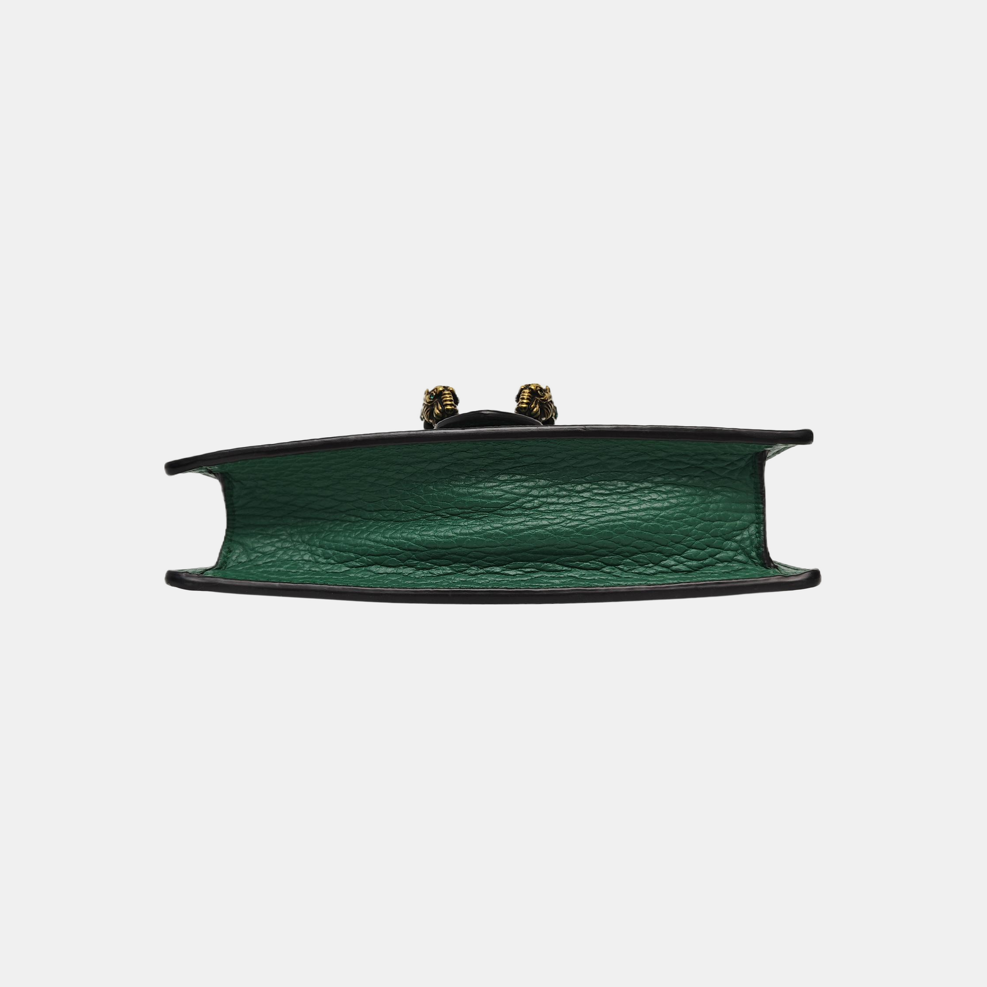 Dionysus Super Mini Calfskin Green