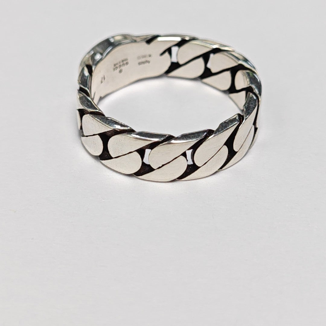Interlocking G 925 Sterling Silver Ring HK 17