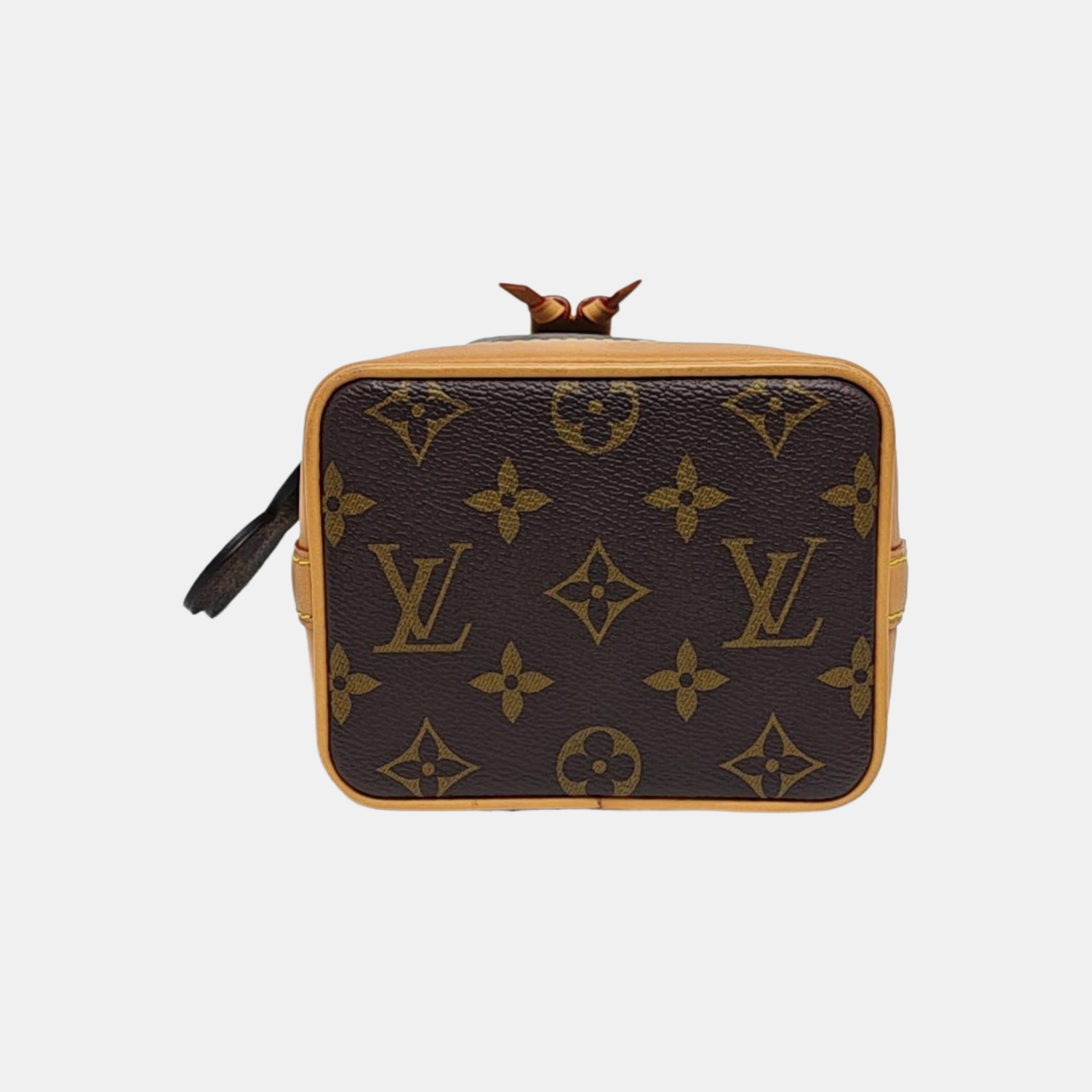 NOÉ Super Mini Monogram Coated Canvas Brown