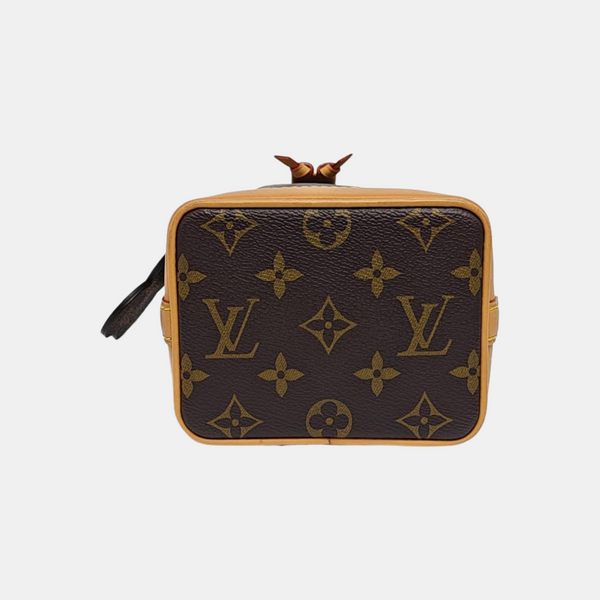NOÉ Super Mini Monogram Coated Canvas Brown