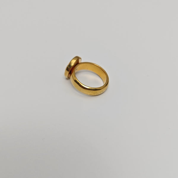 Metal Gold Ring HK 13