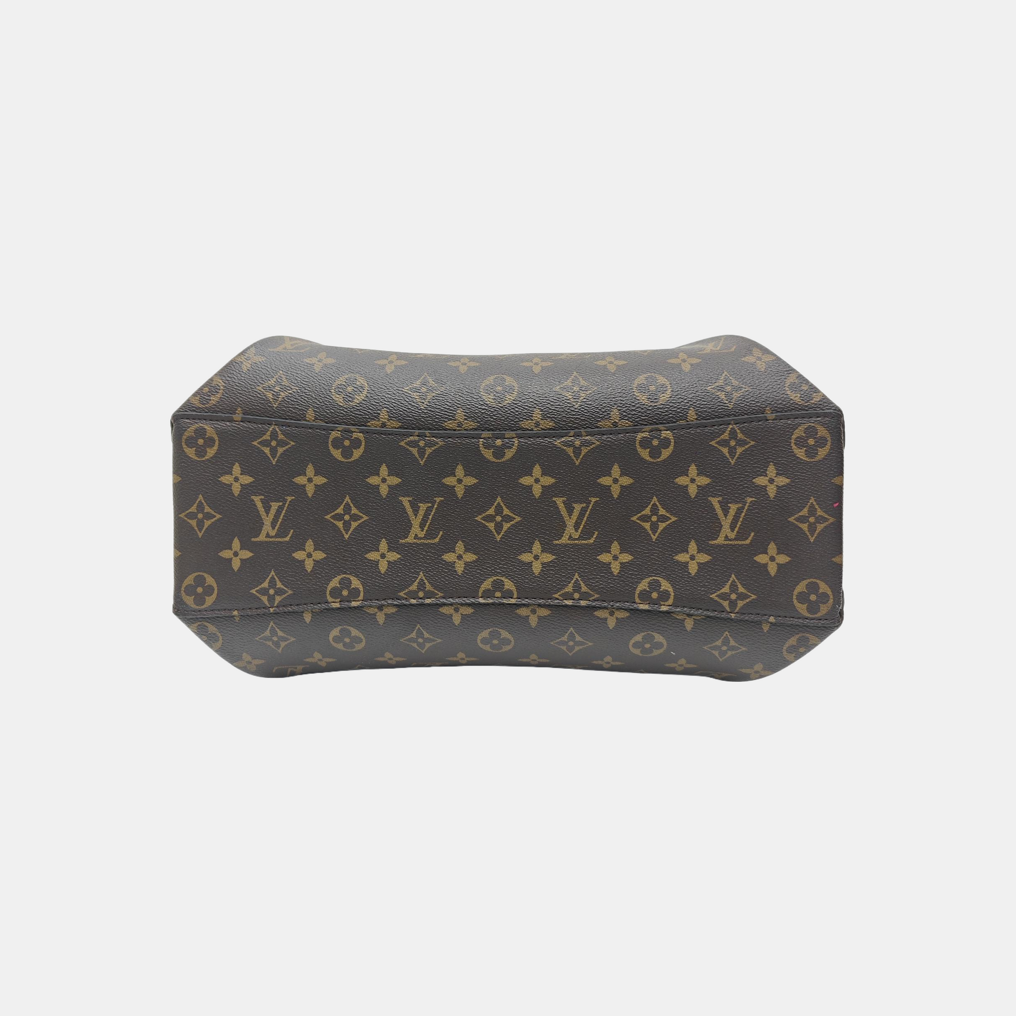 RIVOLI MM Monogram Coated Canvas Brown