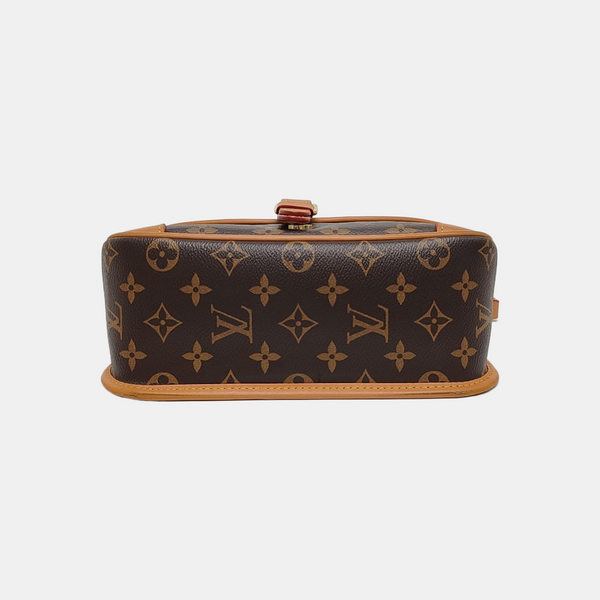 DIANE Monogram Coated Canvas Brown