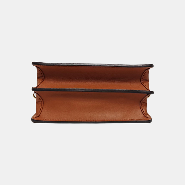 DAUPHINE Mini Monogram Coated Canvas Brown