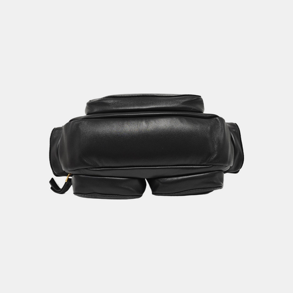 Lambskin Shoulder Bag Black