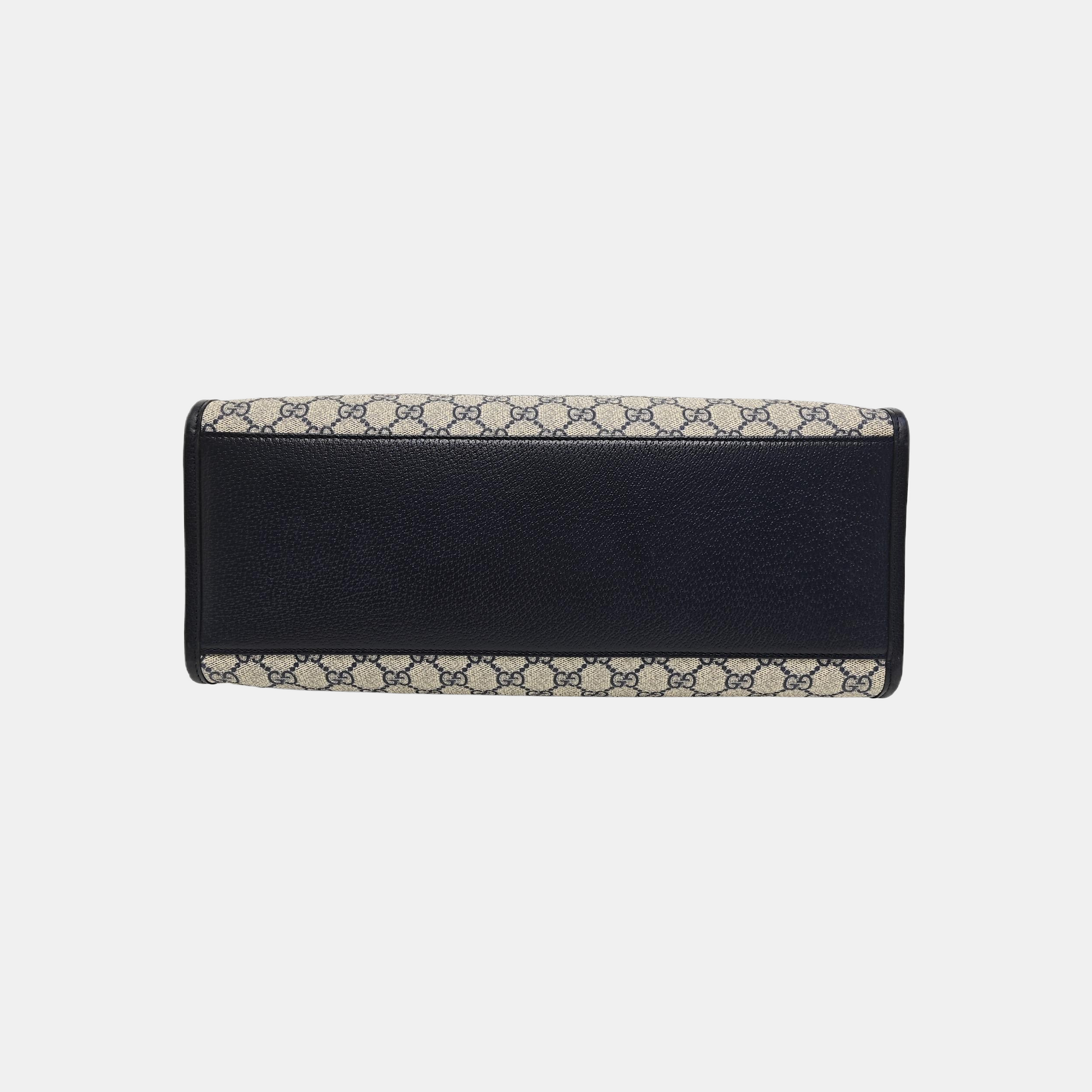 Retro Medium Monogram Coated Canvas Beige
