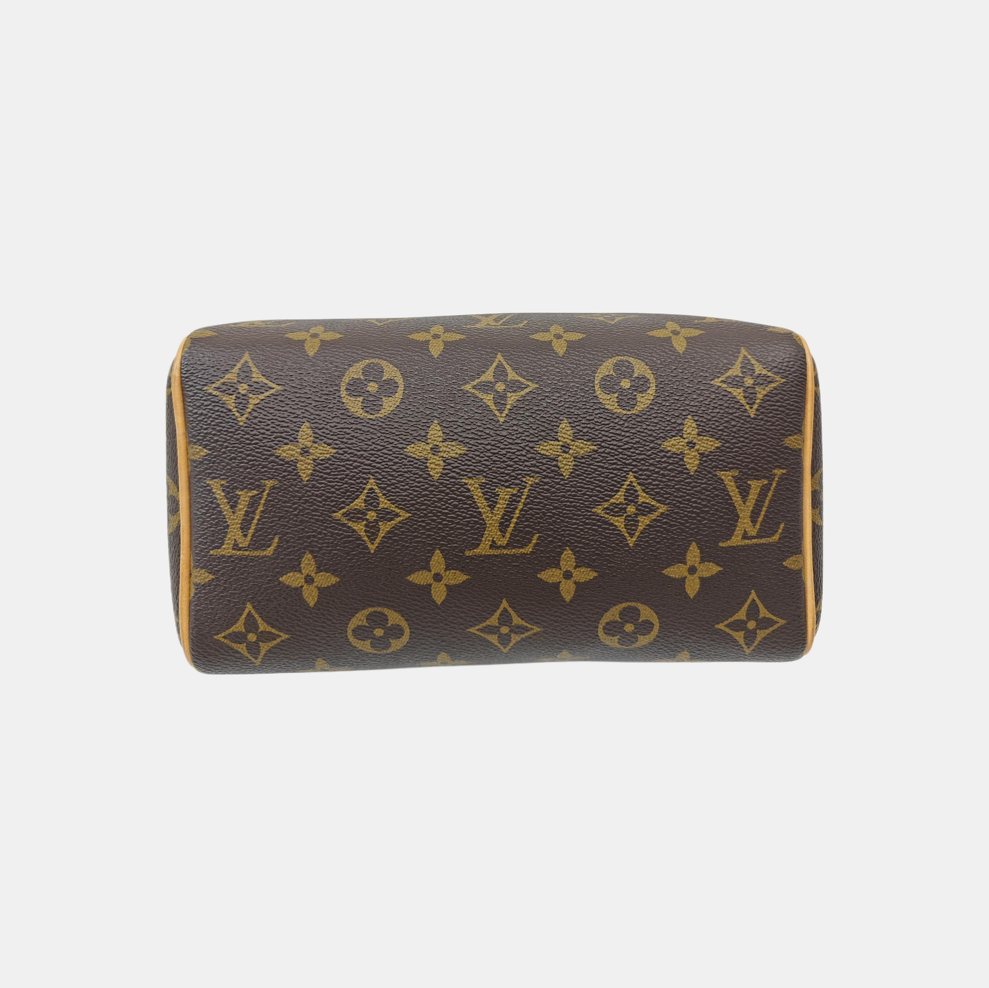 SPEEDY 20 Monogram Coated Canvas Brown