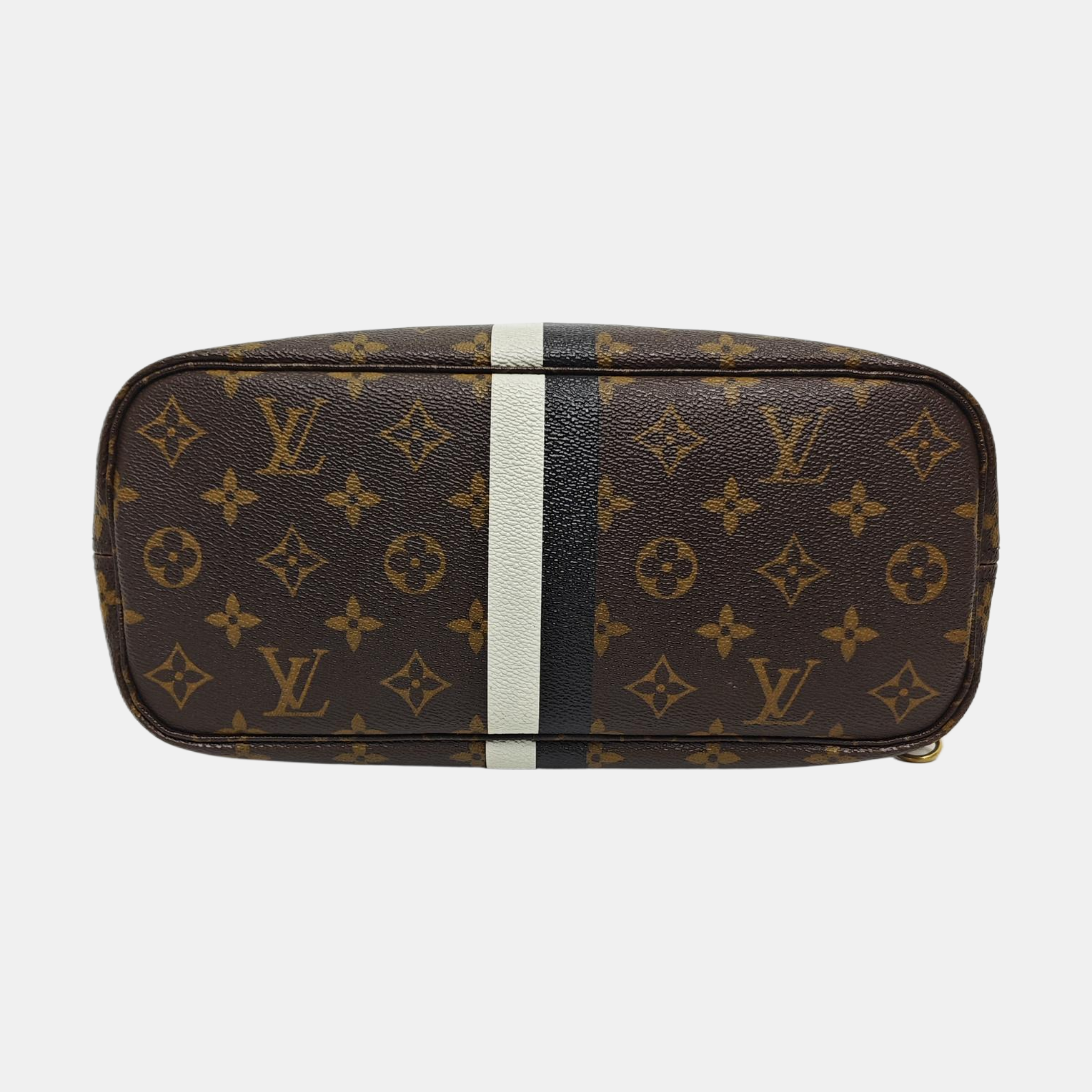 NEVERFULL PM Monogram Coated Canvas Brown