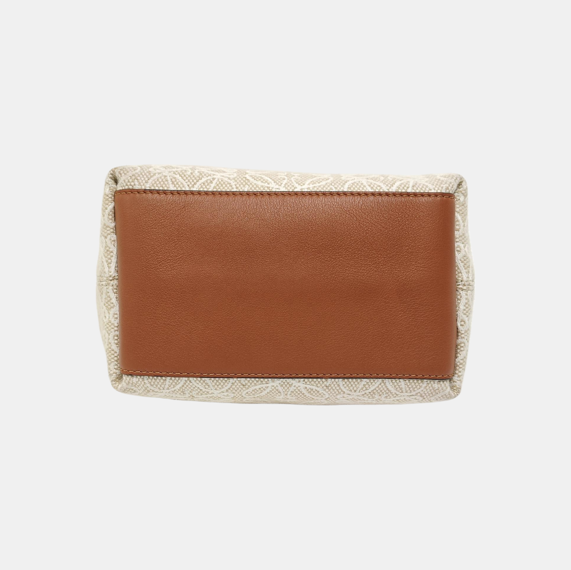 Monogram Canvas Top Handle Bag Beige