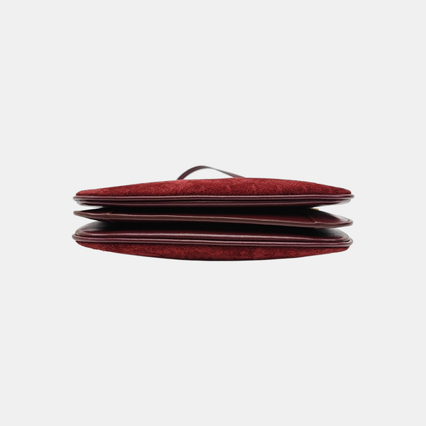 MONOGRAM ALL OVER Suede Red