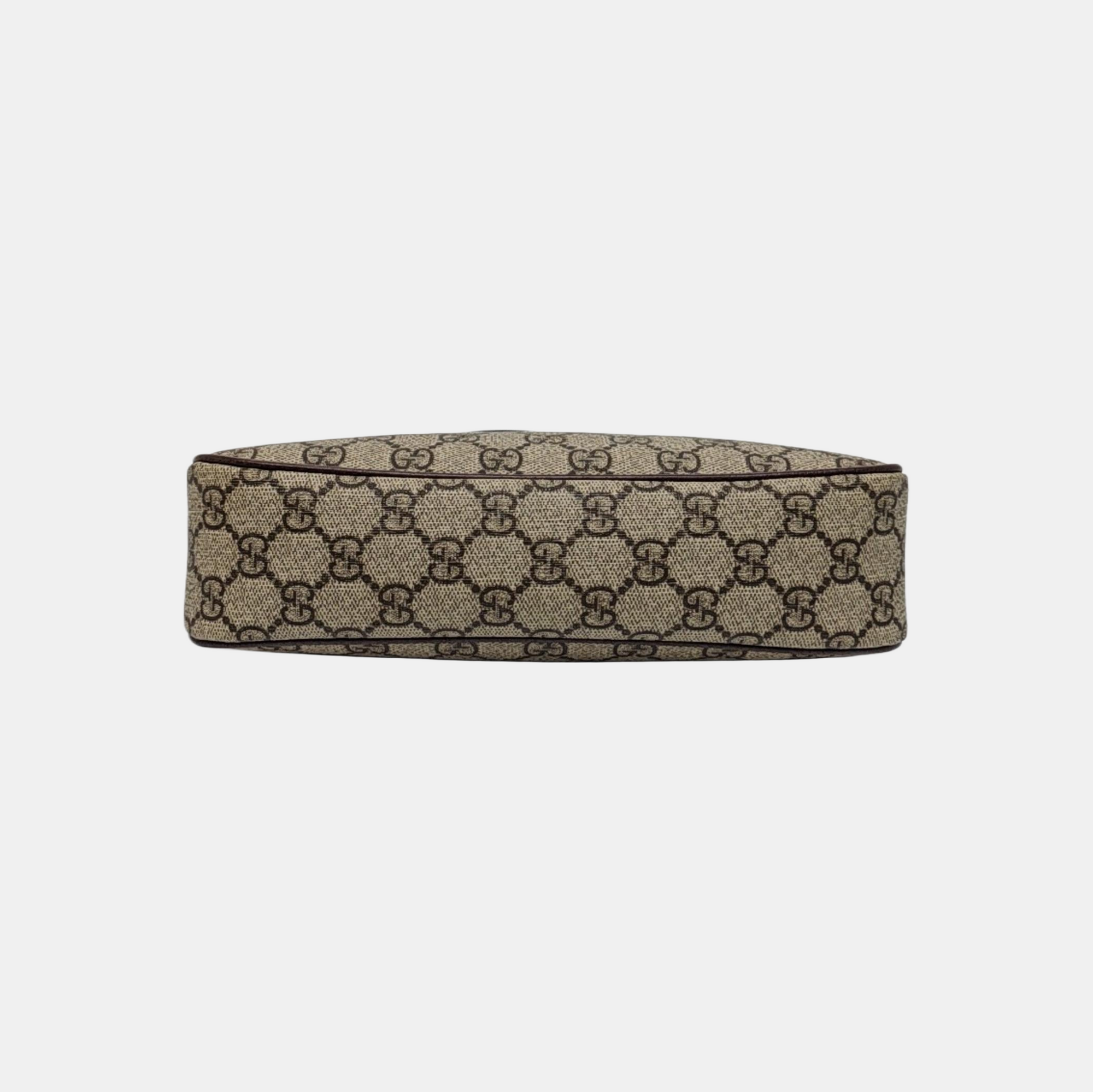 Ophidia Small Monogram Coated Canvas Brown