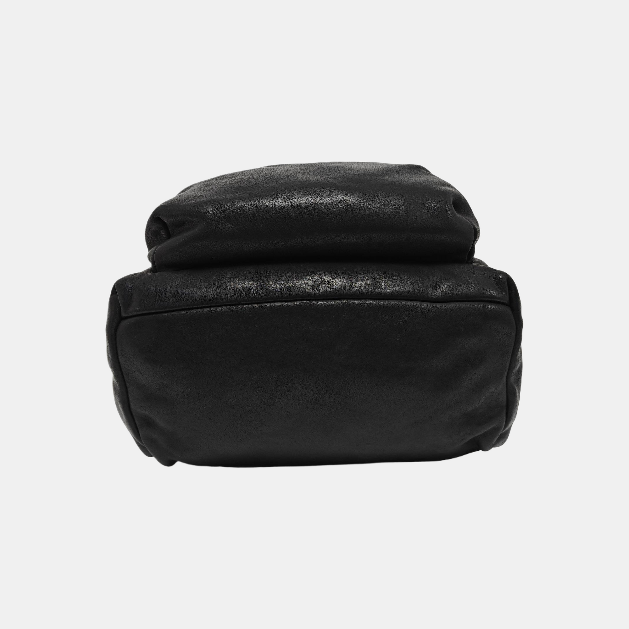 Calfskin Backpack Black