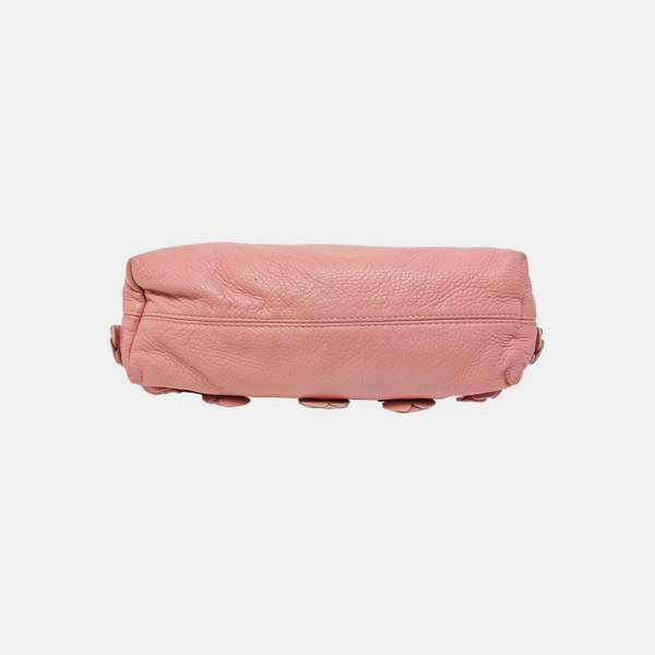 Leather Tote Bag Pink