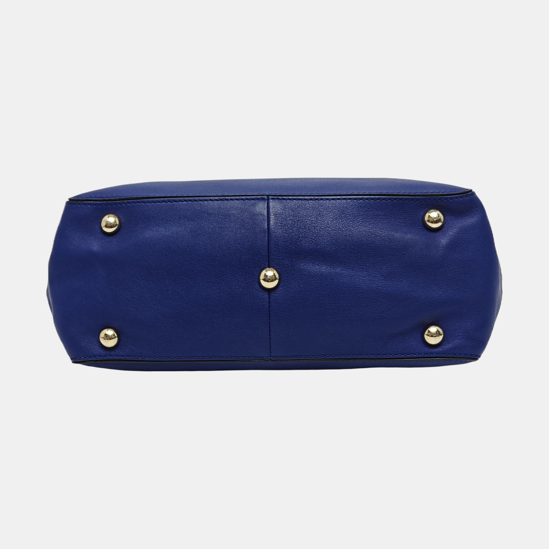 Piel de becerro Rockstud azul