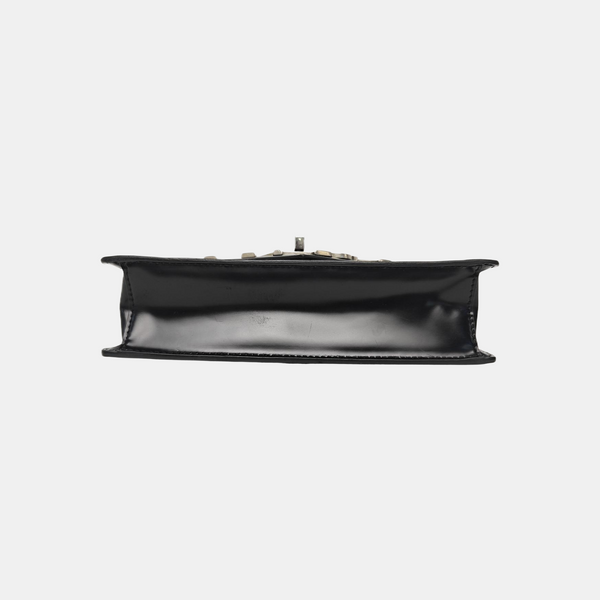 Calfskin Shoulder Bag Black