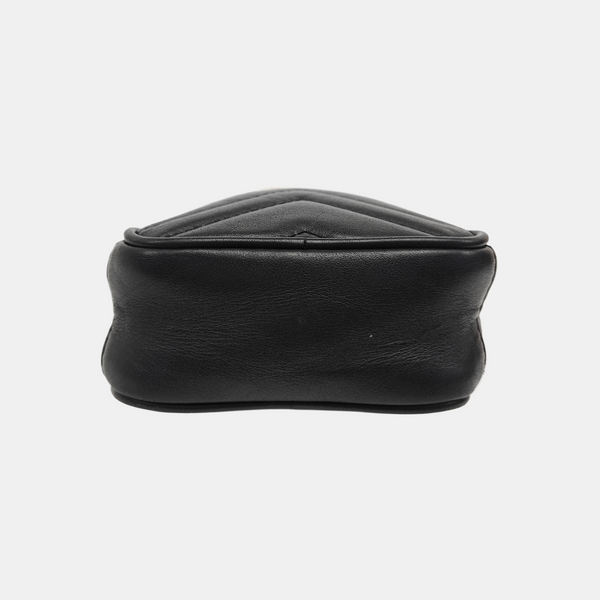 GG Marmont Mini Quilted Calfskin Black