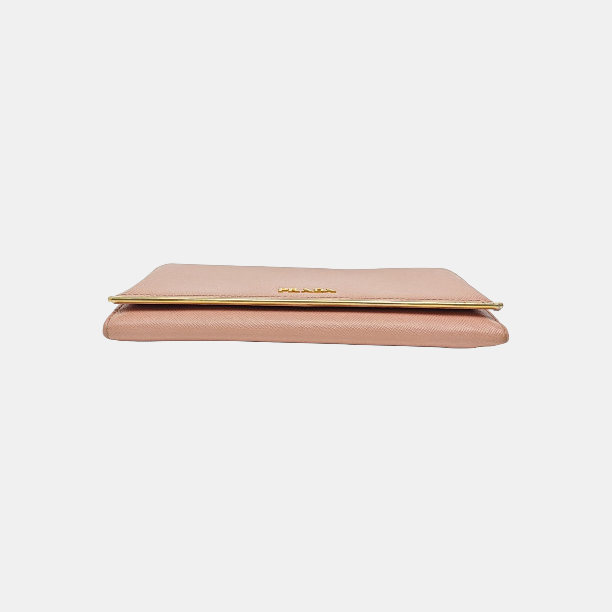 Fold Wallet Calfskin Pink