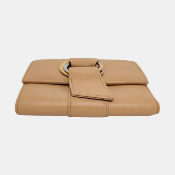 Calfskin Wallet Beige