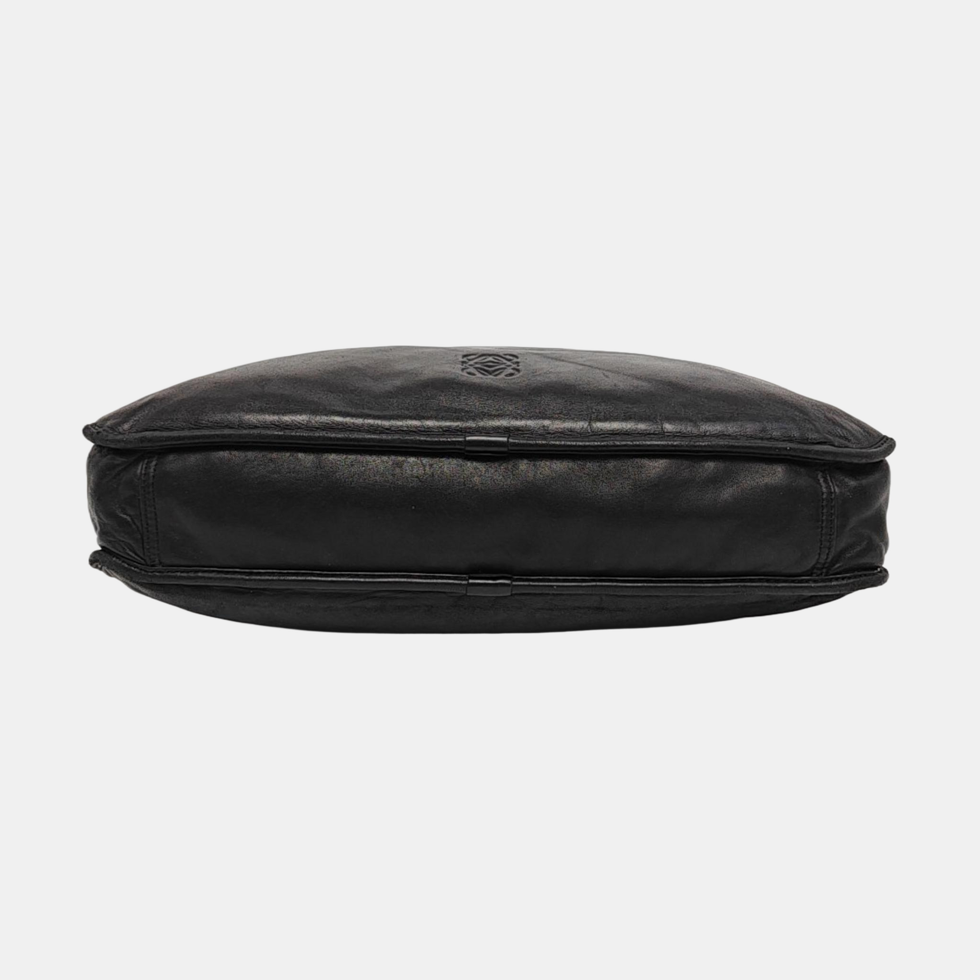 Lambskin Top Handle Bag Black