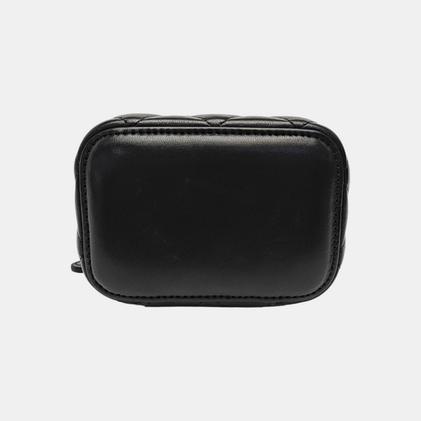 VANITY CASE Mini Quilted Lambskin Black