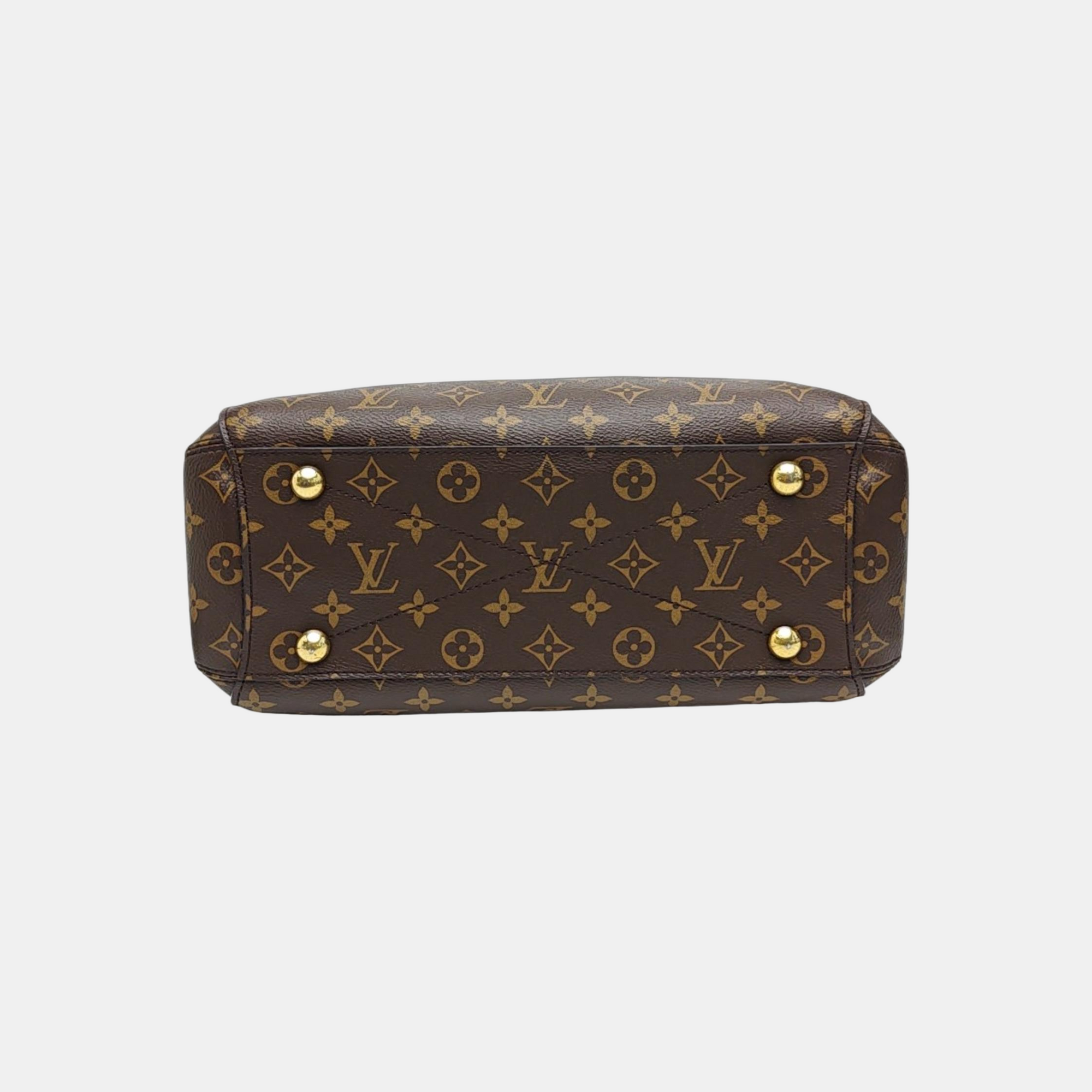 MONTAIGNE Monogram Coated Canvas Brown