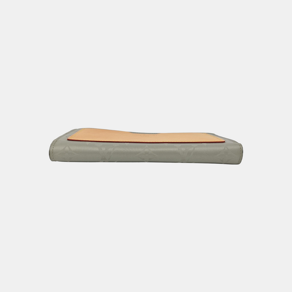 JEANNE Monogram Canvas Gray Wallet