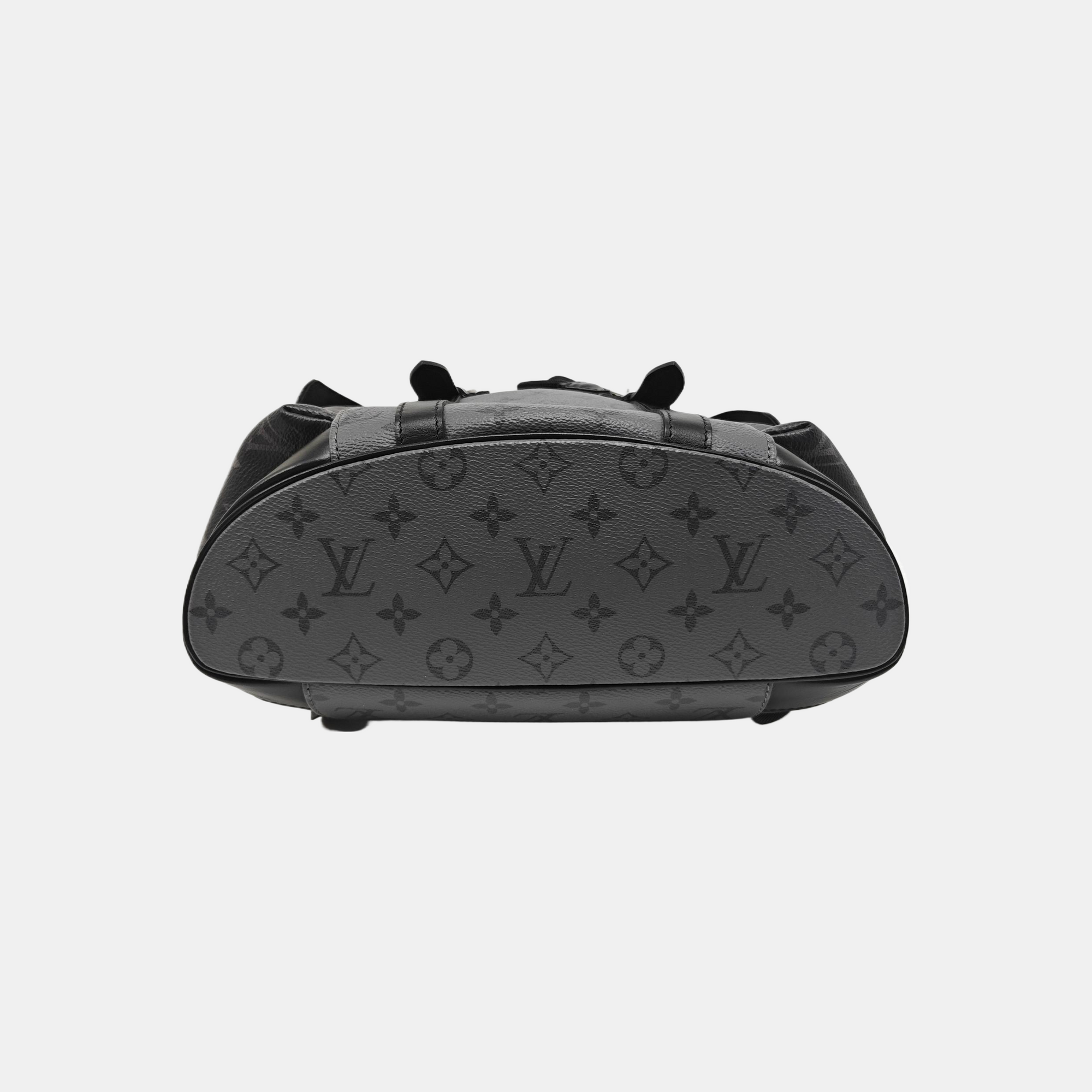 CHRISTOPHER PM Monogram Coated Canvas Gray