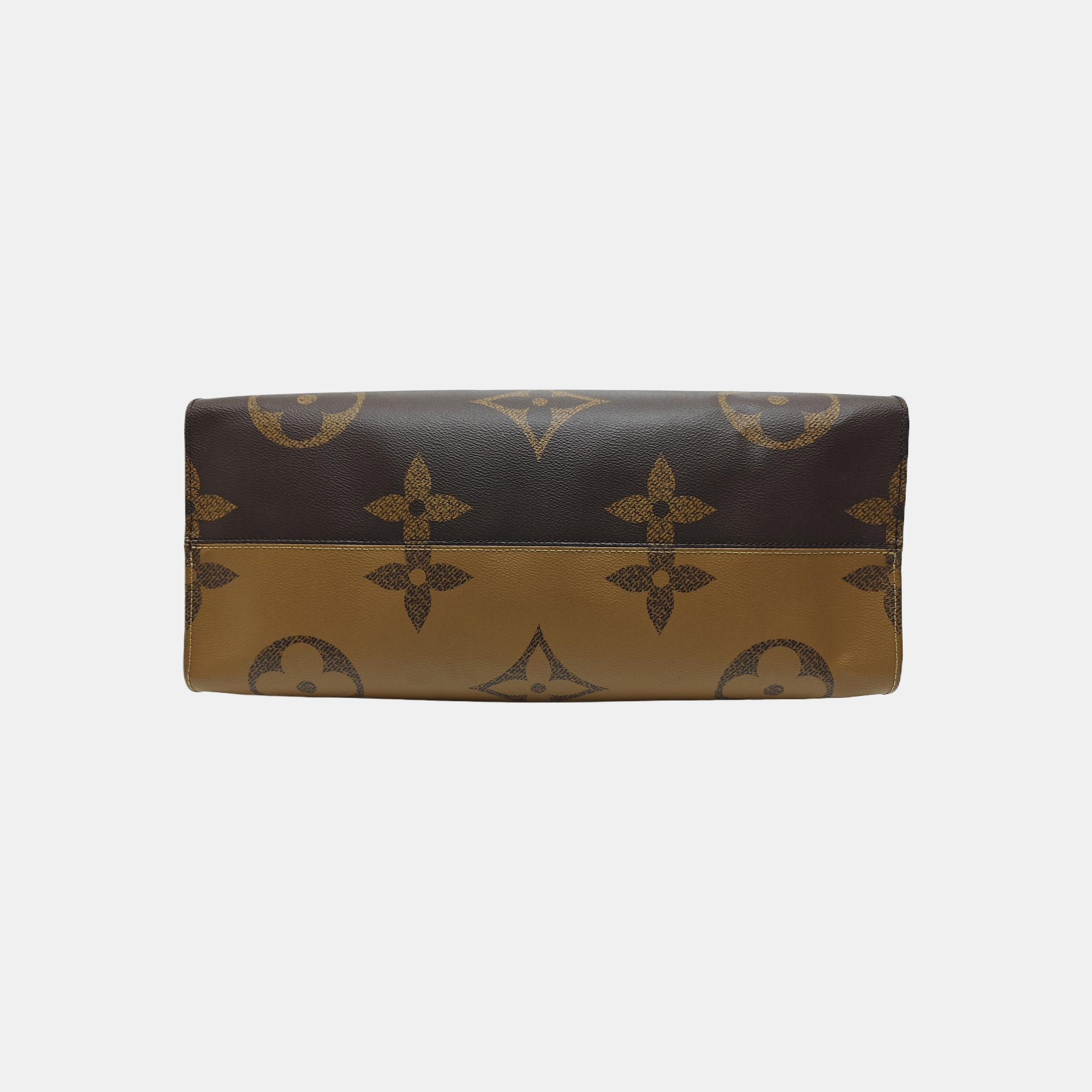 ONTHEGO GM Monogram Coated Canvas Brown