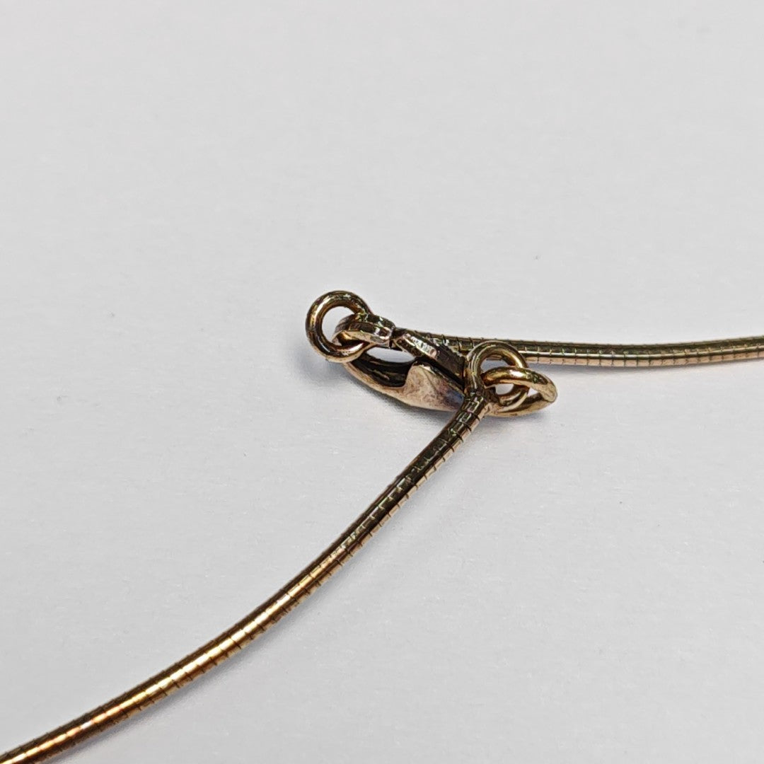 Cage D'h 925 Sterling Silver Gold Necklace
