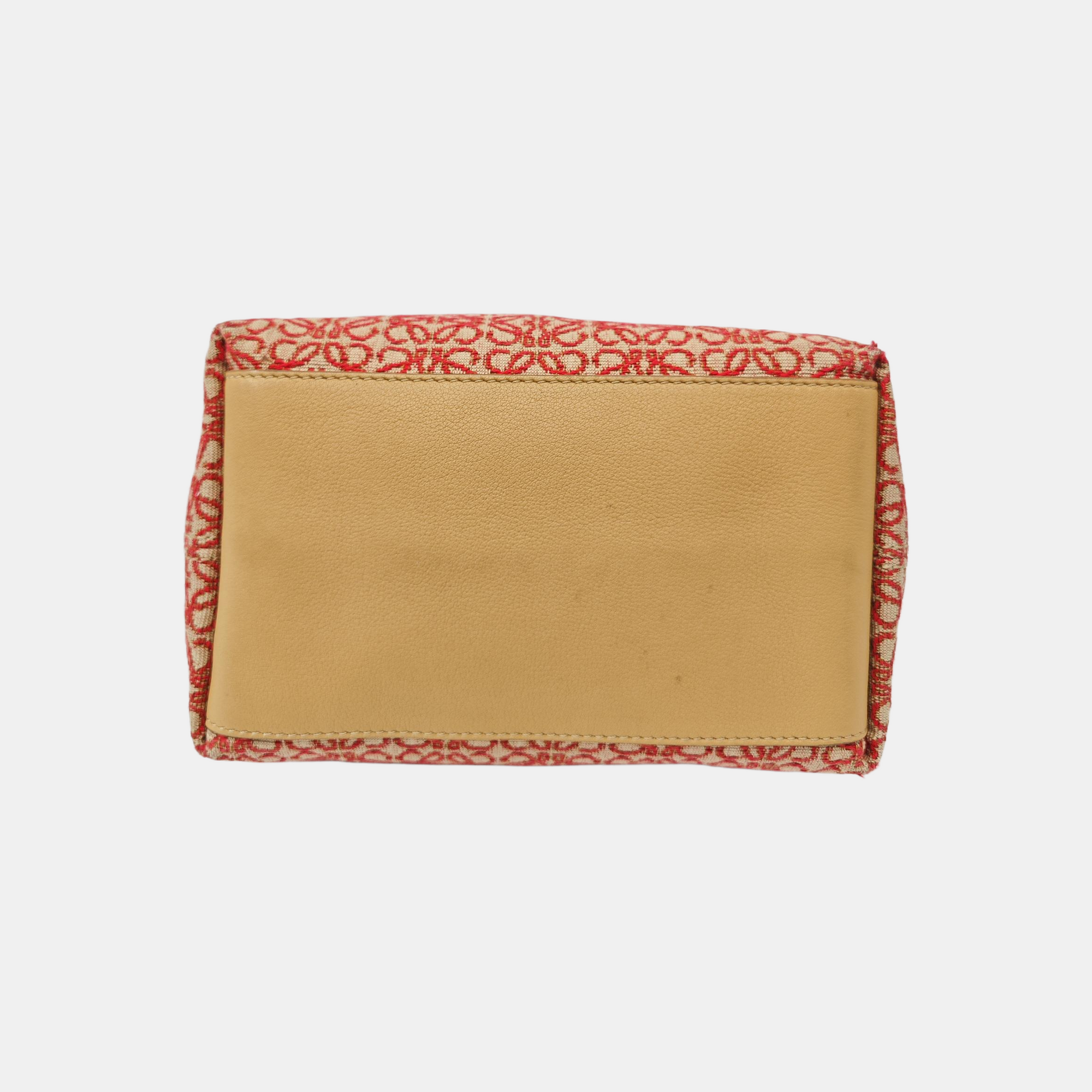Monogram Canvas Shoulder Bag Red