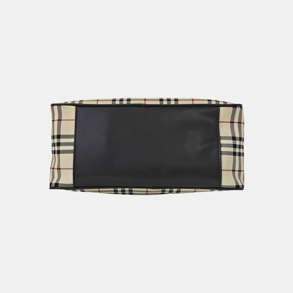 Canvas Top Handle Bag Beige