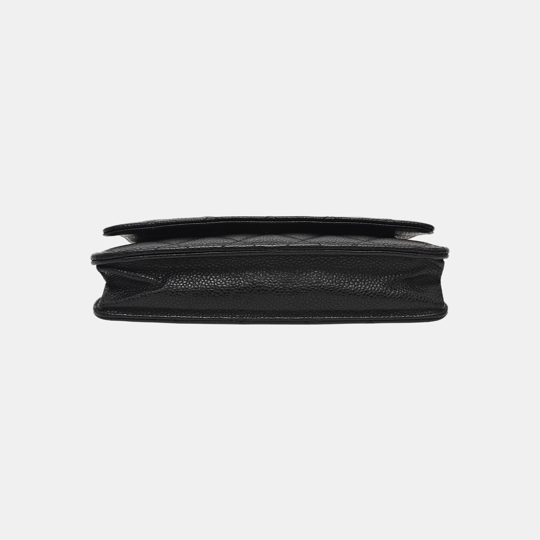 WOC Quilted Grained Calfskin Black
