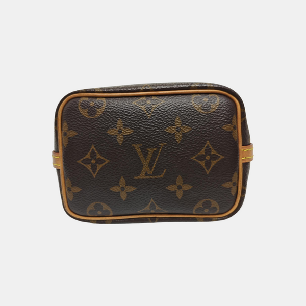 NÉONOÉ Nano Monogram Coated Canvas Brown