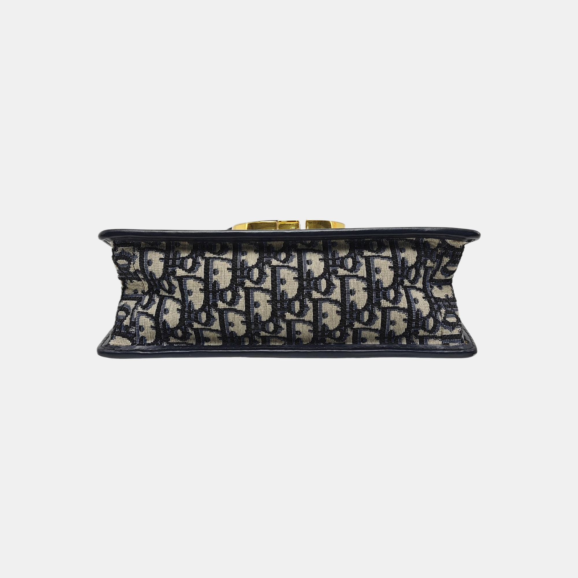 30 Montaigne Oblique Canvas Blue