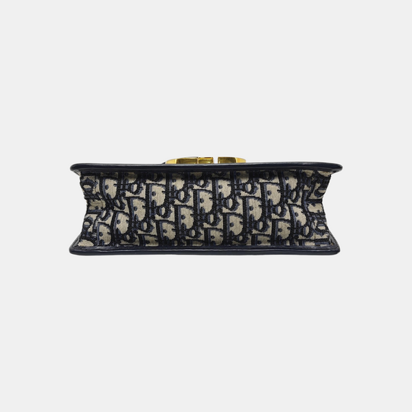 30 Montaigne Oblique Canvas Blue