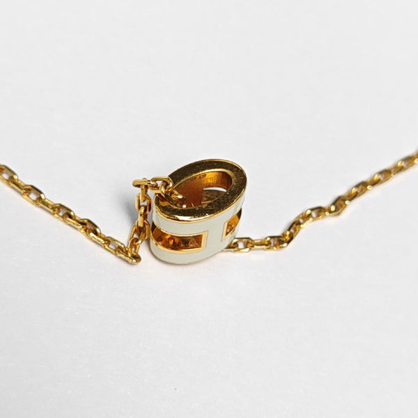 Pop H Metal Gold Necklace