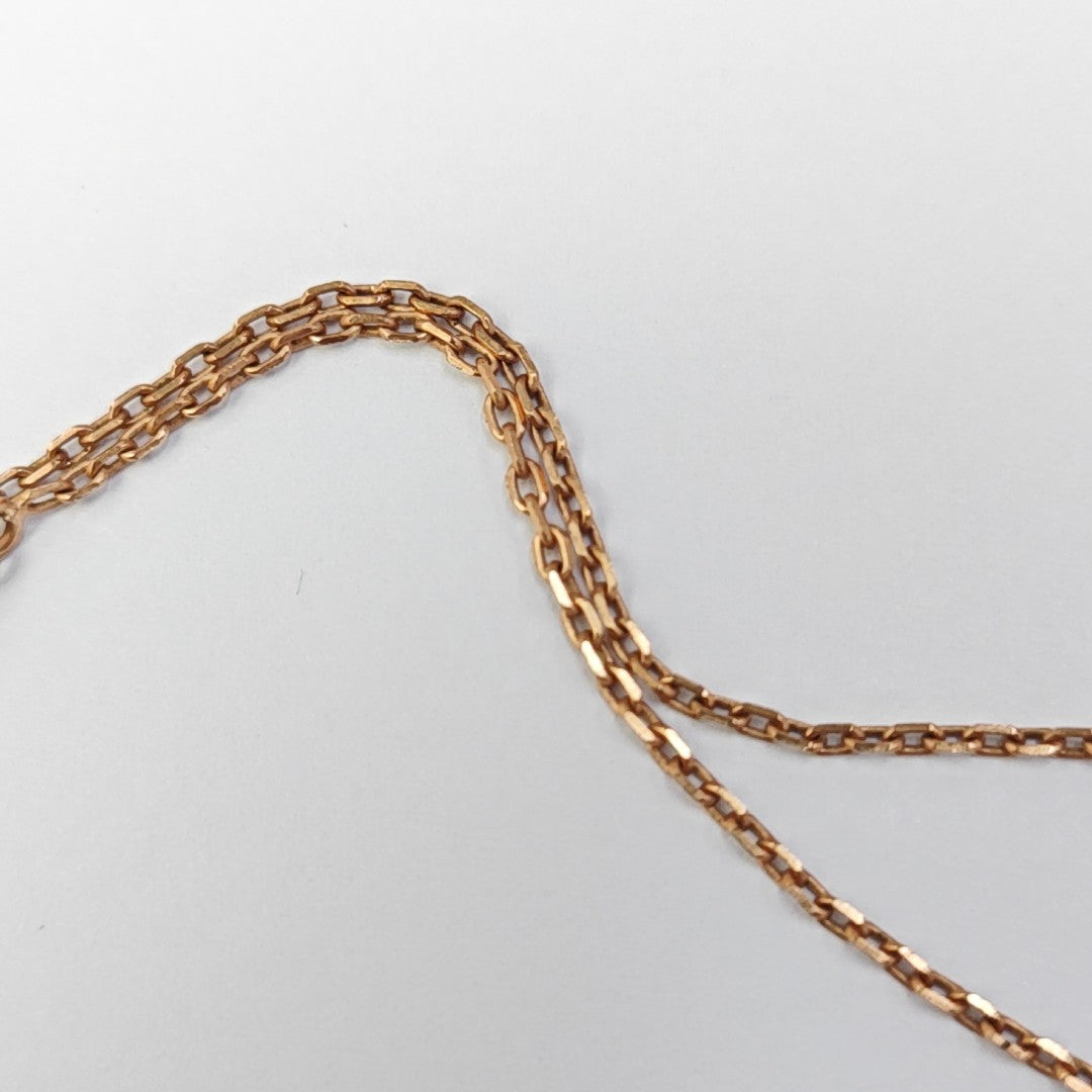 Cage D'h Metal Rose Gold Necklace