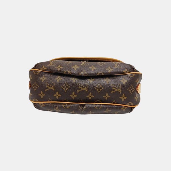 TULUM PM Monogram Coated Canvas Brown