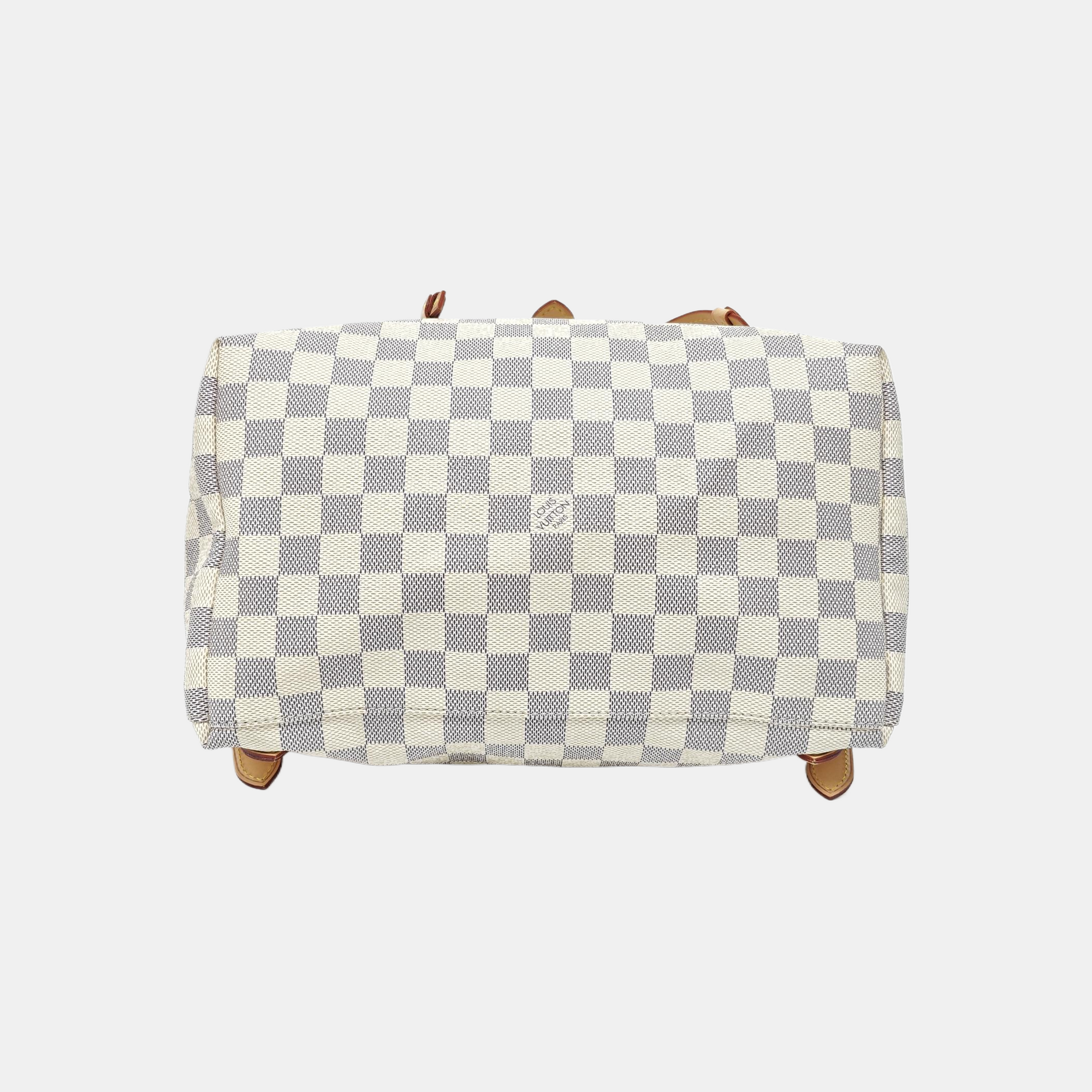 SPERONE Damier Azur Coated Canvas White